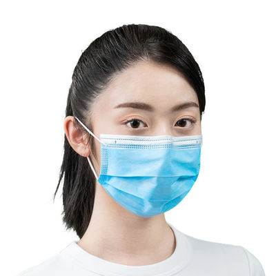 Black Blue 3 Layer Surgical Mask Medical Disposable Custom Logo
